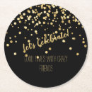 Search for gold confetti coasters Chic