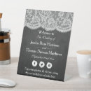 Search for chalkboard welcome wedding signs White