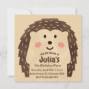 Search for hedgehog birthday invitations Boy