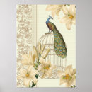 Search for french peacock art Nouveau