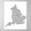 Search for england map posters British