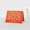 Search for 103rd birthday cards One hundred and three
