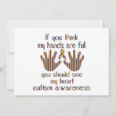 Search for autism teacher postcards Heart