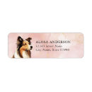 Search for collie return address labels Cute