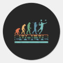 Search for funny evolution stickers Badminton