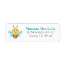 Search for honey bee return address labels Blue