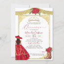 Search for red charro quinceanera invitations Mis quince