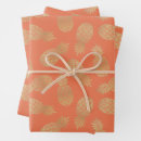 Search for peaches wrapping paper Tropical