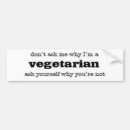 Search for vegetarians bumper stickers Meat
