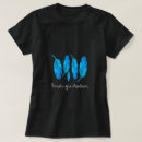 Search for blue feathers tshirts Boho