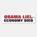 Search for obama lied bumper stickers Died