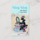 Search for poodle business cards Black