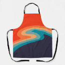 Search for colourful swirls aprons Rainbow