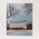 Search for winter barn puzzles Landscape