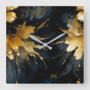 Search for black and gold clocks Trendy