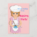 Search for kids cooking party invitations Pink