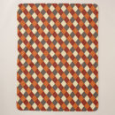 Search for orange gingham blankets Retro