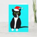 Search for tuxedo cat christmas cards Cats
