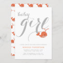 Search for coral baby shower invitations Typography