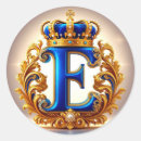 Search for monogram letter e stickers Gold
