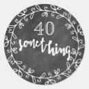 Search for funny 40th birthday stickers Forty