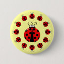 Search for cartoon bug badges Illustration
