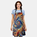 Search for vortex aprons Colourful