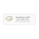 Search for hat return address labels Graduation