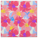 Search for tropical plant fabric Hibiscus