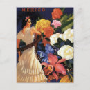 Search for vintage mexican postcards Woman