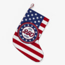 Search for red white and blue christmas stockings July 4th
