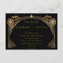 Search for great gatsby save the dates Black