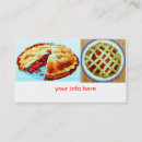 Search for pies business cards Baking