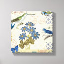 Search for purple butterfly canvas prints Garden