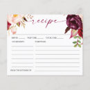 Search for love recipe cards Bridal shower