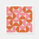 Search for mid century modern napkins Orange