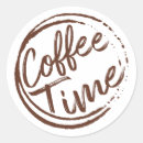 Search for for coffee lovers stickers But first coffee