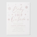 Search for snow white baby shower invitations Baby its cold outside