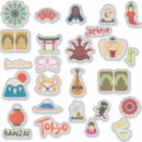 Search for japanese kokeshi doll stickers For her