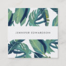 Search for tropical business cards Watercolor