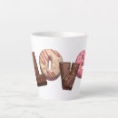 Search for love chocolate mugs Typography