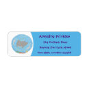 Search for cute dolphin return address labels Cartoon