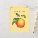 Search for orange fruit postcards Cute