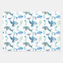 Search for blue whale wrapping paper Nautical