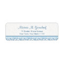Search for pale teal return address labels Elegant