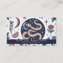 Search for snake business cards Floral