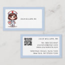 Search for nurse business cards Qr code