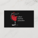 Search for wine business cards Sommelier