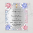 Search for boy and girl twin christening invitations Pink and blue