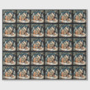 Search for snow scene wrapping paper Bird